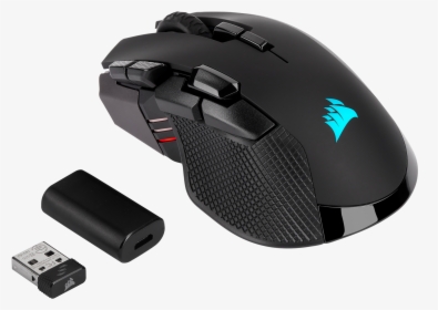 Corsair Ironclaw Rgb Wireless Gaming Mouse, HD Png Download, Transparent PNG