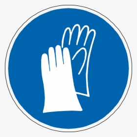 Safety Gloves Sign Png, Transparent Png, Transparent PNG