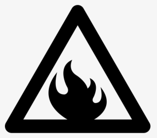 Warning Flammable Sign - Flammable Icon Png, Transparent Png, Transparent PNG