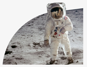 Transparent Png Astronaut In Space Images Clipart Library - Moon Landing No Background, Png Download, Transparent PNG