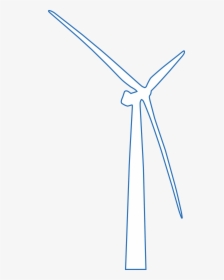 White Wind Turbine Clipart, HD Png Download, Transparent PNG