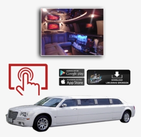 Chrysler 300c App Aplicacion - Limousine, HD Png Download, Transparent PNG