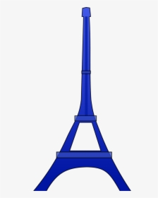 Eiffel Tower Clipart Blue - Public Domain Eiffel Tower, HD Png Download, Transparent PNG