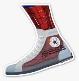 Hype Spidey Sticker - Green Converse, HD Png Download, Transparent PNG