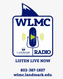 Wlmc Radio At Landmark College Logo, HD Png Download, Transparent PNG