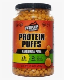 Twin Peaks Ingredients Protein Puffs Chips 300g / Margherita - Twin Peaks Protein Puffs, HD Png Download, Transparent PNG