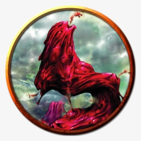 Red Slime Monster Art, HD Png Download, Transparent PNG