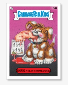 Doug Ate My Homework 2020 Gpk Series 1 Base Poster - Garbage Pail Kids, HD Png Download, Transparent PNG