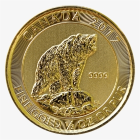 Gold Grizzly Rev - Coin, HD Png Download, Transparent PNG