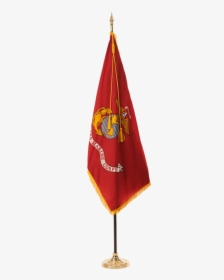Deluxe Indoor And Parade Military Flag Set, - Flag Marine Corp, HD Png Download, Transparent PNG