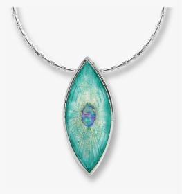 Nicole Barr Designs Sterling Silver Marquis Necklace-blue - Necklace, HD Png Download, Transparent PNG