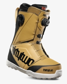 Thirtytwo Lashed Double Boa Snowboard Boots Gold/black, HD Png Download, Transparent PNG