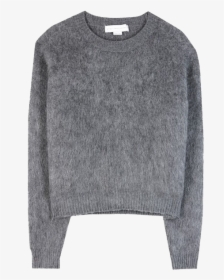 Stella Mccartney Grey Wool Blend Sweater White Wool - Grey Wool Sweater Png, Transparent Png, Transparent PNG