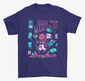 Neko Mancer Cat Necromancer Halloween Shirts - Nekomancer Shirt, HD Png Download, Transparent PNG