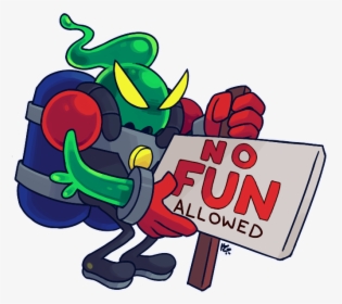 No Fun Png - Cartoon, Transparent Png, Transparent PNG