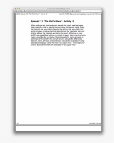 Physics 1201 Intro To Sound Worksheet Answer Key, HD Png Download, Transparent PNG