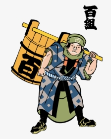 Clipartist Net Clip Art - Japanese Edo Period Person Png, Transparent Png, Transparent PNG