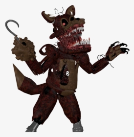 Foxy Transparent Twisted - Give Cake Minigame Freddy, HD Png Download, Transparent PNG