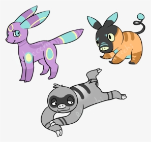 Sketchy Pokemon Adopts [3/3 Open] - Cartoon, HD Png Download, Transparent PNG