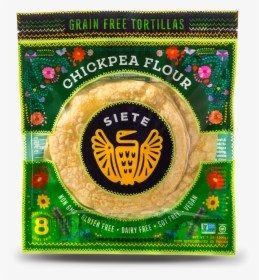Chickpea Flour Tortillas - Siete Foods Tortillas, HD Png Download, Transparent PNG