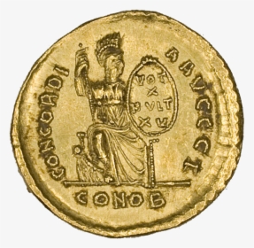Sophia Moss Quality - Solidus (coin) Of Emperor Theodosius, HD Png Download, Transparent PNG