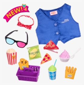 Cinema Snacks Movie Accessory For 18-inch Dolls - Our Generation New Dolls, HD Png Download, Transparent PNG