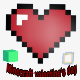 #minecraft Pocket Edition Valentine S Day - Graphic Design, HD Png Download, Transparent PNG