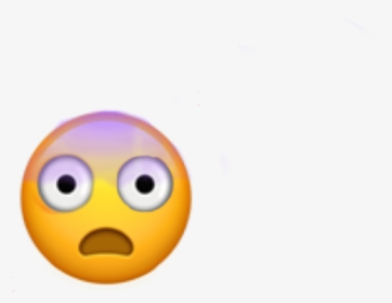 #ohno #oh #no #uh #oh #uhoh #yikes #scared #emoji #purple - Smiley, HD Png Download, Transparent PNG