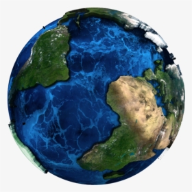 3d World Globe Png - 3d Images Of Earth, Transparent Png, Transparent PNG