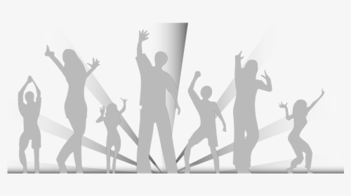 Party Dinner Vector , Png Download - Silhouette Transparent Dancing People, Png Download, Transparent PNG
