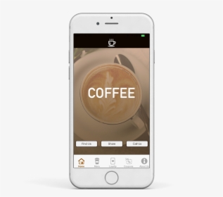 Image - Mobile Application Coffee Shop Png, Transparent Png, Transparent PNG