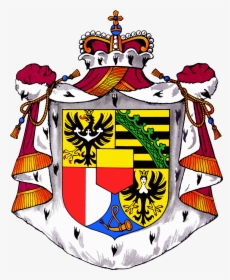 Crest With Royal Cape Clipart , Png Download - Liechtenstein Coat Of Arms, Transparent Png, Transparent PNG