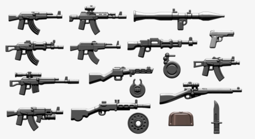 Russian Weapons Pack Lego, HD Png Download, Transparent PNG