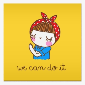 Azulejo We Can Do It De Júlia Limana - Feminist We Can Do, HD Png Download, Transparent PNG