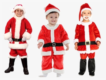 Christmas Dress Png Clipart - Santa Costume Boy, Transparent Png, Transparent PNG