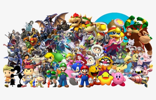 Nintendo Characters - All Super Smash Bros Characters Png, Transparent Png, Transparent PNG