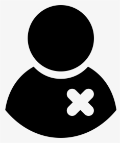 User With Cross Sign - User Check Icon Png, Transparent Png, Transparent PNG