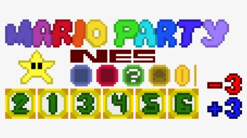 Mario Party Pixel Art, HD Png Download, Transparent PNG
