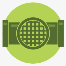 Drain Icon - Drainage Pipes Icon, HD Png Download, Transparent PNG