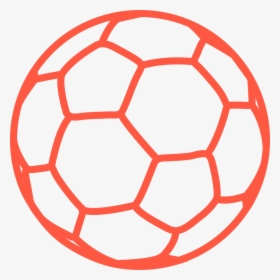 Soccer Ball Line Icon , Png Download - Handball Ball Vector, Transparent Png, Transparent PNG