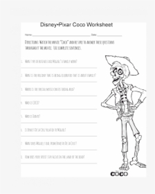 Disney Pixar Coco Worksheet Answer Key, HD Png Download, Transparent PNG