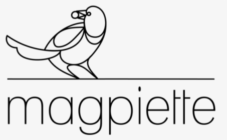 Magpiette - Line Art, HD Png Download, Transparent PNG