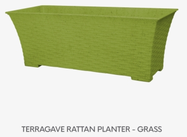 7 Terragave Rattan Planter - Bench, HD Png Download, Transparent PNG