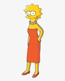 Ha Ha Simpsons Png - Lisa Simpson Growing Up, Transparent Png, Transparent PNG