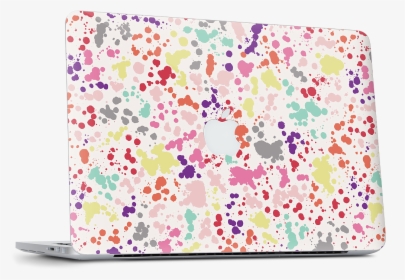 Colorful Splatter Ink Drops Macbook Skin   Data Mfp - Watercolor Painting, HD Png Download, Transparent PNG