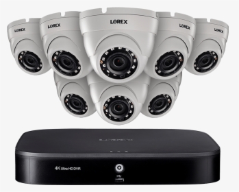 2k Super Hd 8-channel Security System With Eight 2k - Six Camera Home Security System, HD Png Download, Transparent PNG