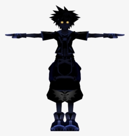 1292 - Kingdom Hearts Roxas Silhouette, HD Png Download, Transparent PNG