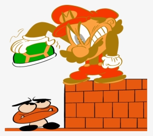 I Cleaned Up Some A Those Goofy Mario And Yoshis - Cartoon, HD Png Download, Transparent PNG