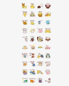Download Pokémon Yurutto Sticker Line And Use On Whatsapp - Pokemon Stickers For Whatsapp, HD Png Download, Transparent PNG