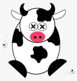 Cow Bclipart Best Nafdg - Dead Cow Clipart, HD Png Download, Transparent PNG